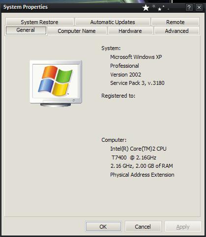 Третий пакет обновлений (SP3) для Windows