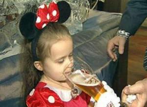 детский алкоголизм, детский алкоголизм в России