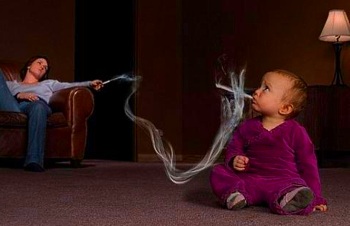 Вред пассивного курения для детей
