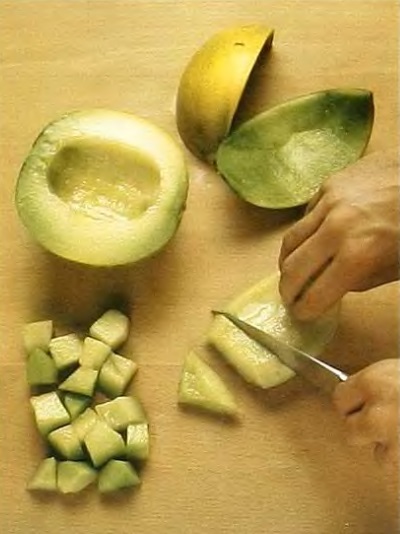 Шербет из фруктов - Подготовка фруктов