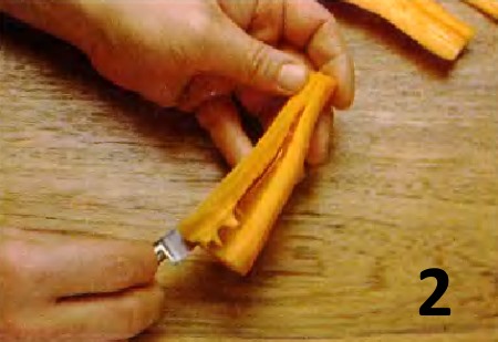 Как удалить сердцевину моркови