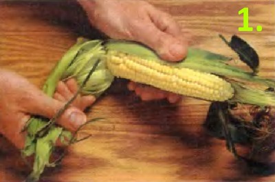 Как очистить кукурузу