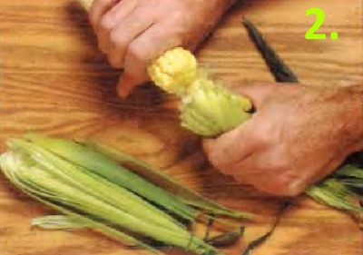 Как очистить кукурузу