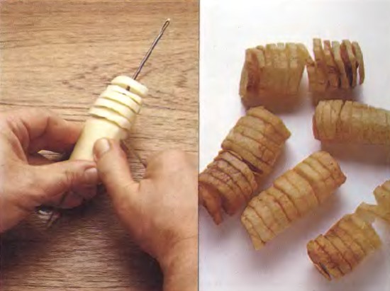 Картофель во фритюре - Спирали