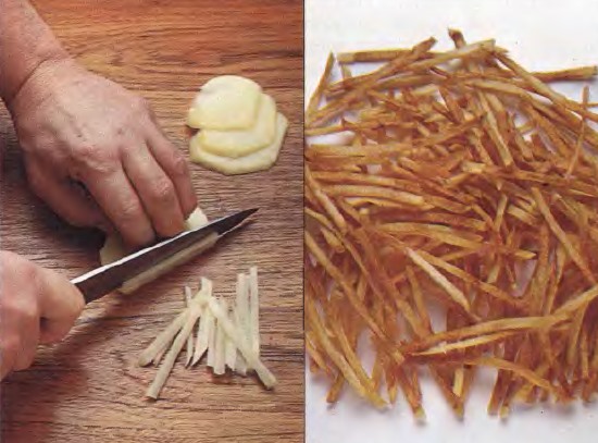 Картофель во фритюре - Тонкая соломка