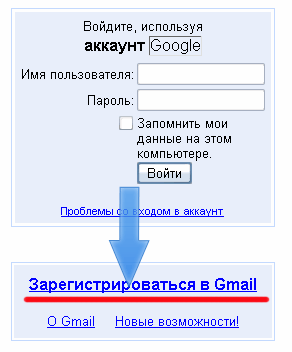 бесплатный почтовый ящик на gmail