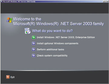 Обзор ОС Windows Server 2003 Web Edition